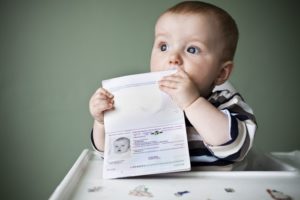 child, baby, passport